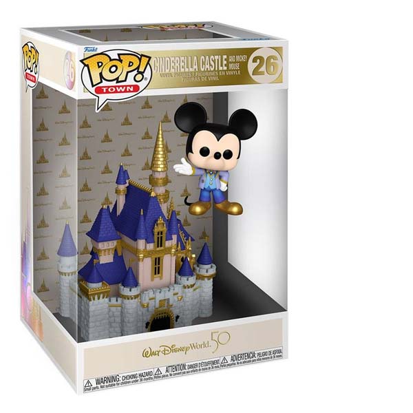 POP! Town: Cinderella Castle and Mickey Mouse (Walt Disney World 50)