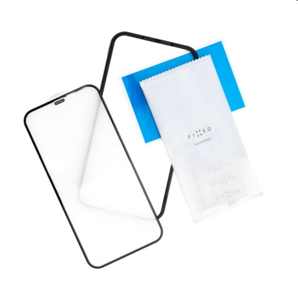 FIXED 3D ochranné tvrdené sklo pre Apple iPhone 13, 13 Pro, čierna FIXED 3D ochranné tvrdené sklo pre Apple iPhone 13, 13 Pro, čierna