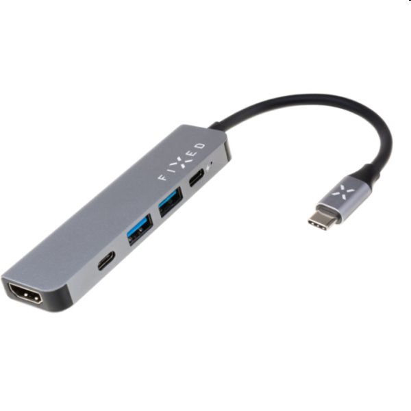 FIXED HUB Mini 5 v 1 s USB-C pre notebooky a tablety FIXED HUB Mini 5 v 1 s USB-C pre notebooky a tablety