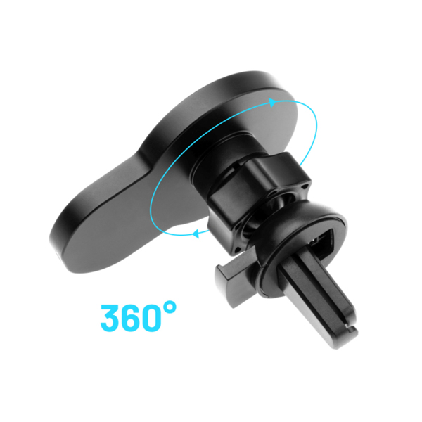 FIXED MagClick Magnetický držiak s bezdrôtovým nabíjaním na palubnú dosku, 15 W, čierna FIXED MagClick Magnetický držiak s bezdrôtovým nabíjaním na palubnú dosku, 15 W, čierna