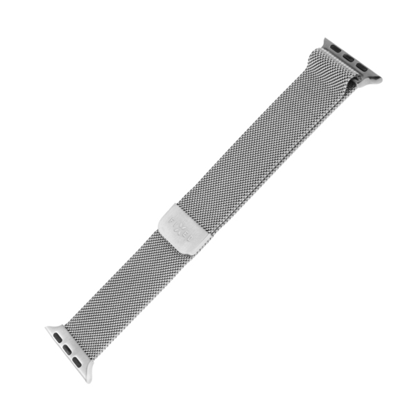 FIXED Mesh Nerezový remienok pre Apple Watch 38/40/41 mm, strieborná FIXED Mesh Nerezový remienok pre Apple Watch 38/40/41 mm, strieborná