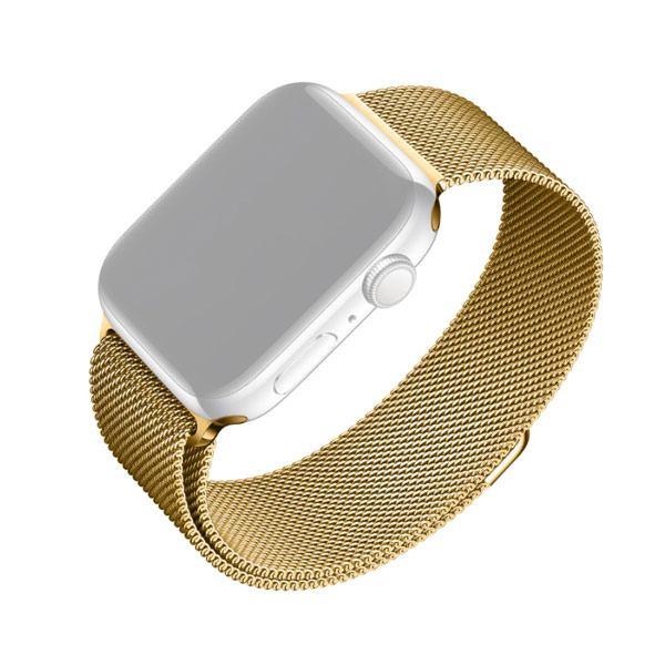 FIXED Mesh Nerezový remienok pre Apple Watch 38/40/41 mm, zlatá FIXED Mesh Nerezový remienok pre Apple Watch 38/40/41 mm, zlatá