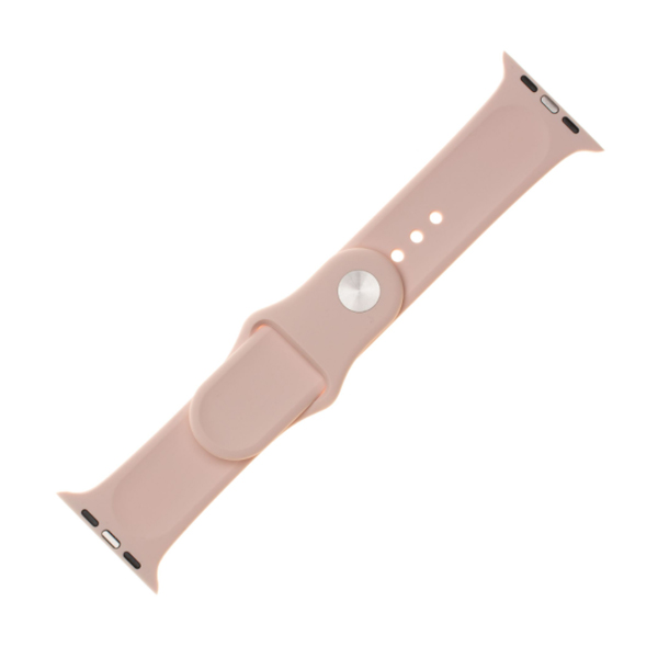 FIXED Set silikónových remienkov pre Apple Watch 42/44/45 mm, ružová