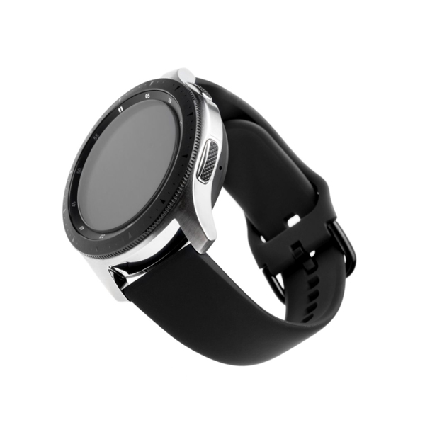 FIXED Silikónový remienok Strap so šírkou 22 mm pre inteligentné hodinky, čierna FIXED Silikónový remienok Strap so šírkou 22 mm pre inteligentné hodinky, čierna