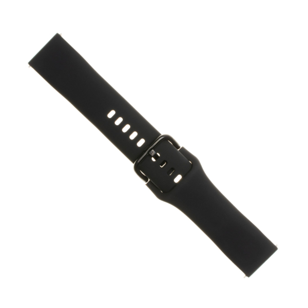 FIXED Silikónový remienok Strap so šírkou 22 mm pre inteligentné hodinky, čierna FIXED Silikónový remienok Strap so šírkou 22 mm pre inteligentné hodinky, čierna
