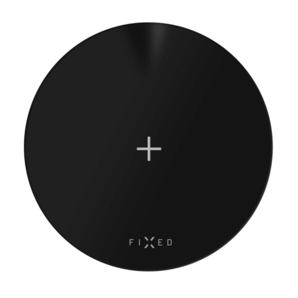 FIXED SlimPad Podložka pre rýchle bezdrôtové nabíjanie telefónu, 15 W, čierna FIXED SlimPad Podložka pre rýchle bezdrôtové nabíjanie telefónu, 15 W, čierna