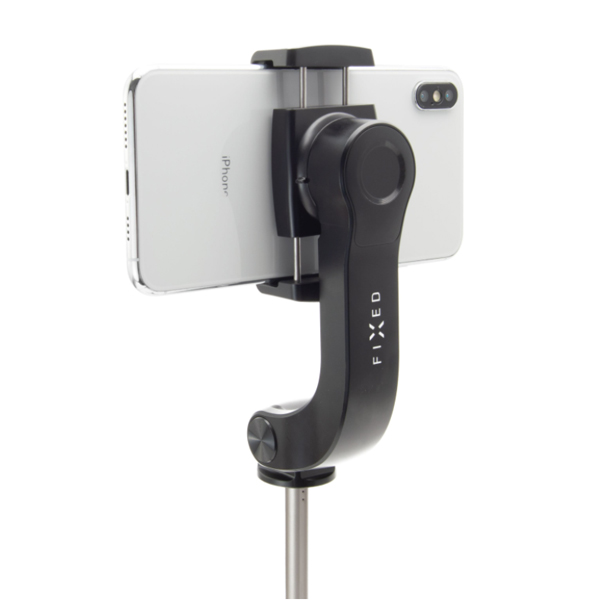 FIXED Snap Action Selfie tripod so stabilizátorom a diaľkovou spúšťou, čierna