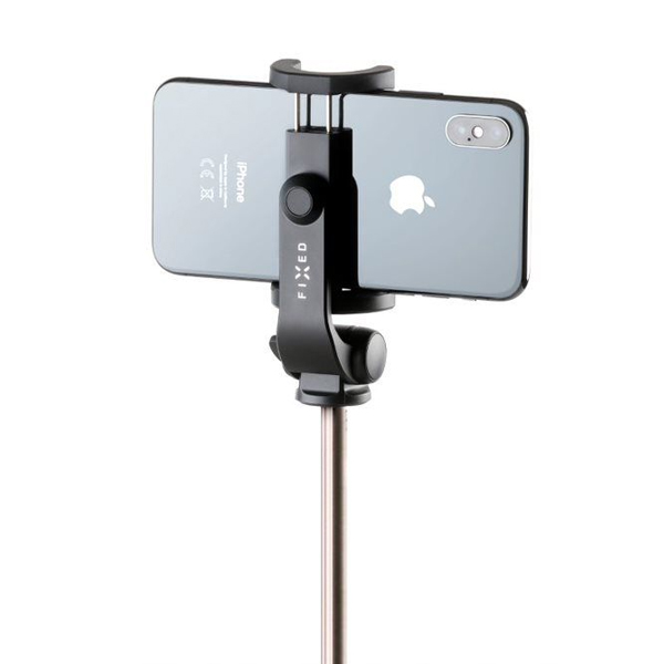 FIXED Snap Lite Selfie tyč s tripodom a bezdrôtovou spúšťou, čierna