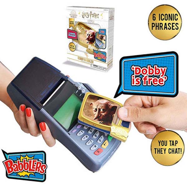 Harry Potter clip karta so zvukom DOBBYHO Harry Potter clip karta so zvukom DOBBYHO