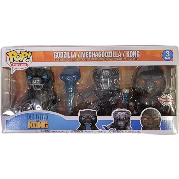 POP! Movies: 3 Pack (Godzilla Vs Kong) Special Edition