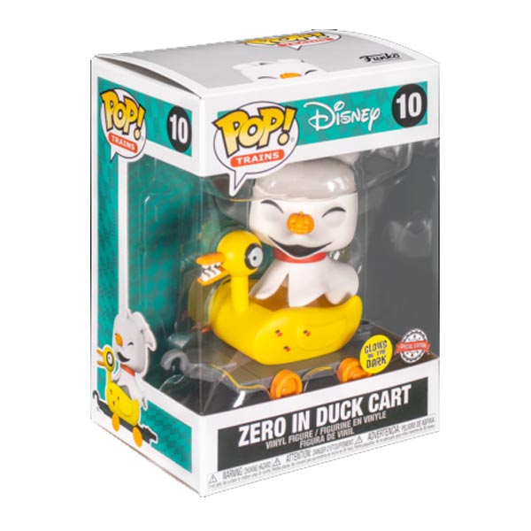 POP! Trains: Nightmare Before Christmas Zero in Duck Cart Glows in the Dark (Disney) Special Edition POP! Trains: Nightmare Before Christmas Zero in Duck Cart Glows in the Dark (Disney) Special Edition