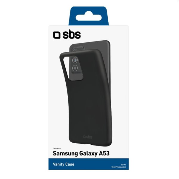 Zadný kryt SBS Vanity pre Samsung Galaxy A53, čierna Zadný kryt SBS Vanity pre Samsung Galaxy A53, čierna