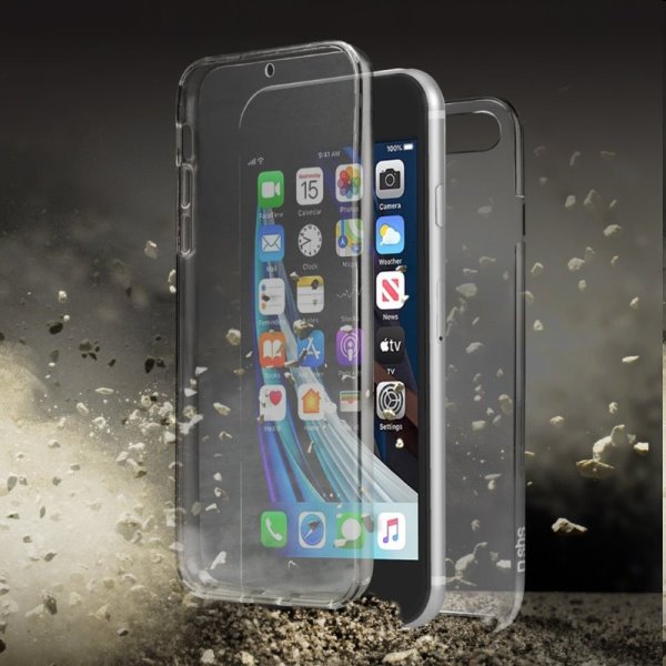 Puzdro SBS 360 pre Apple iPhone SE 2022/SE 2020/8/7, transparentná
