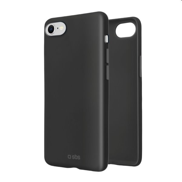 Zadný kryt SBS Sensity pre Apple iPhone SE 2022/SE 2020/8/7, čierna