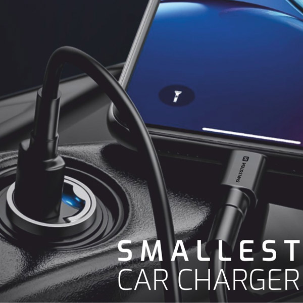 CL Adapter Swissten Power Delivery USB-C a Super Charge 3.0, 30 W, čierna CL Adapter Swissten Power Delivery USB-C a Super Charge 3.0, 30 W, čierna