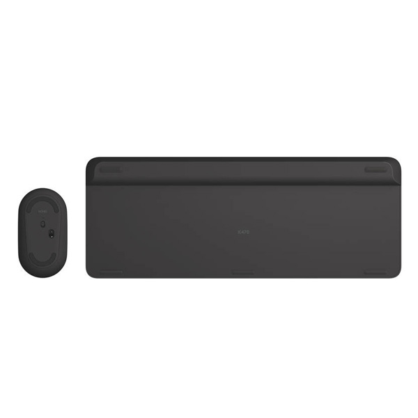 Set klávesnica a myš Logitech Slim Combo MK470 - CZ/SK, grafitová