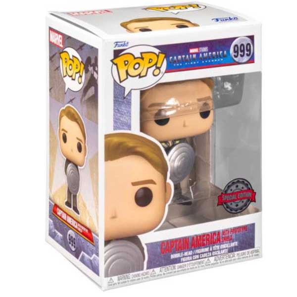 POP! Marvel: Cap with Prototype Shield Metallic (Captain America) Special Edition