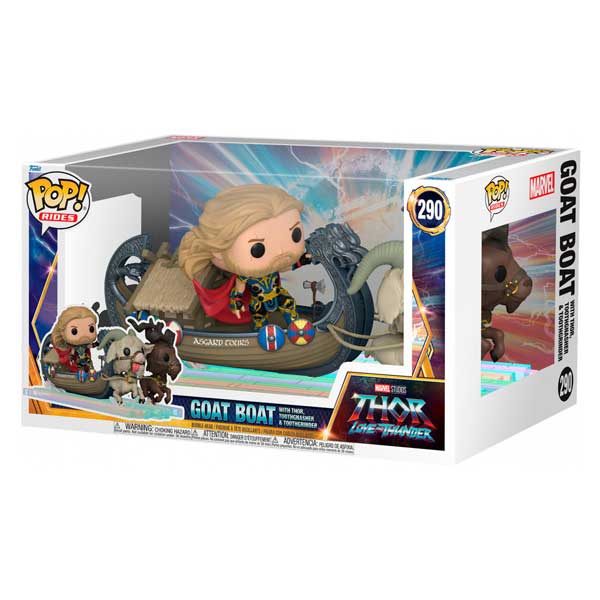 POP! Ride Super Deluxe Thor Láska ako hrom, Thor a Goat Boat (Marvel)