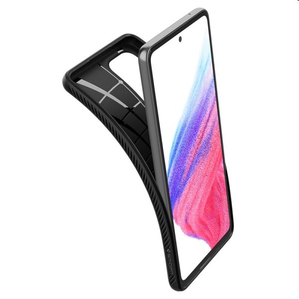 Zadný kryt Zadný kryt Spigen Liquid Air pre Samsung Galaxy A53, čierna Zadný kryt Zadný kryt Spigen Liquid Air pre Samsung Galaxy A53, čierna