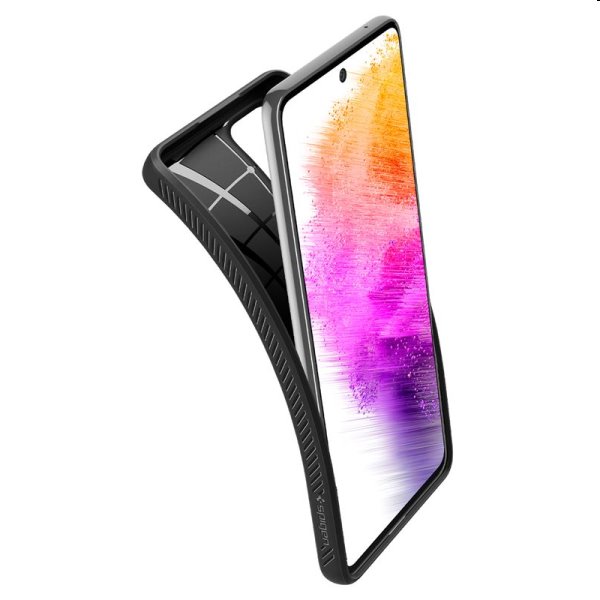 Puzdro Spigen Liquid Air pre Samsung Galaxy A73 5G, black Puzdro Spigen Liquid Air pre Samsung Galaxy A73 5G, black