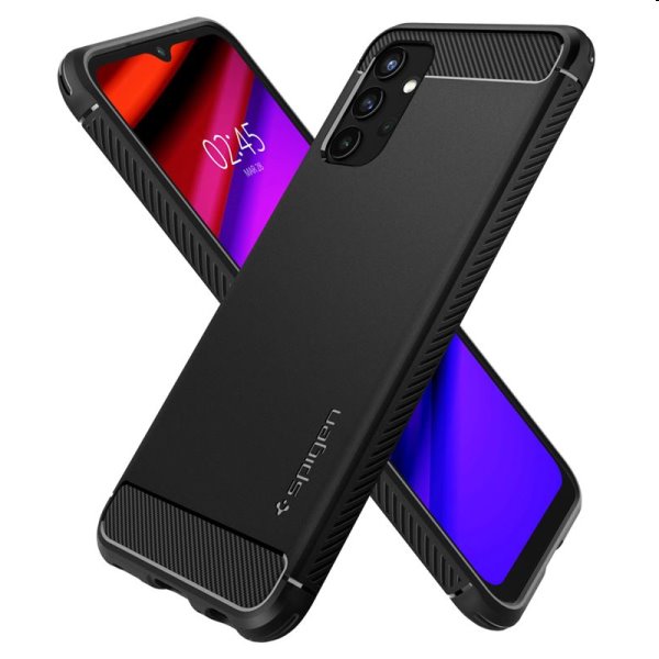 Zadný kryt Spigen Rugged Armor pre Samsung Galaxy A13, čierna