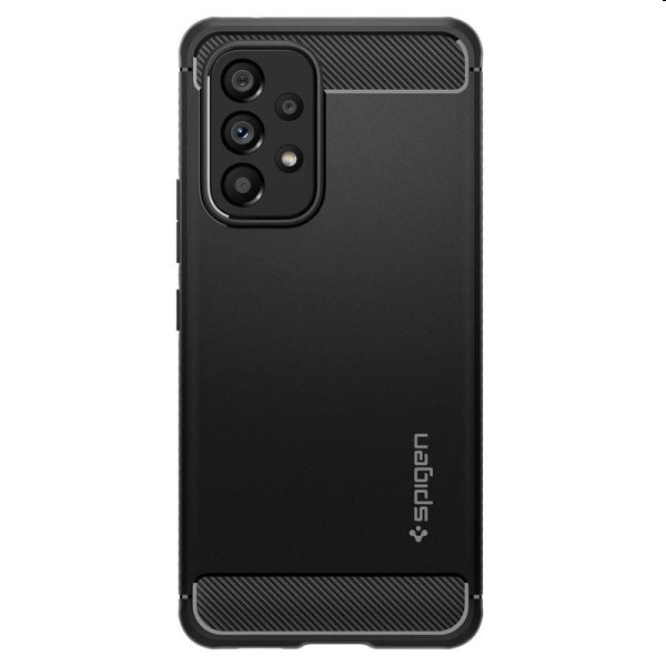 Zadný kryt Spigen Rugged Armor pre Samsung Galaxy A53, čierna