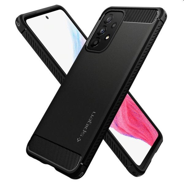 Zadný kryt Spigen Rugged Armor pre Samsung Galaxy A53, čierna Zadný kryt Spigen Rugged Armor pre Samsung Galaxy A53, čierna