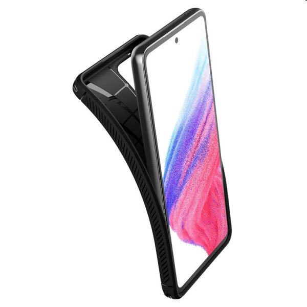 Zadný kryt Spigen Rugged Armor pre Samsung Galaxy A53, čierna Zadný kryt Spigen Rugged Armor pre Samsung Galaxy A53, čierna