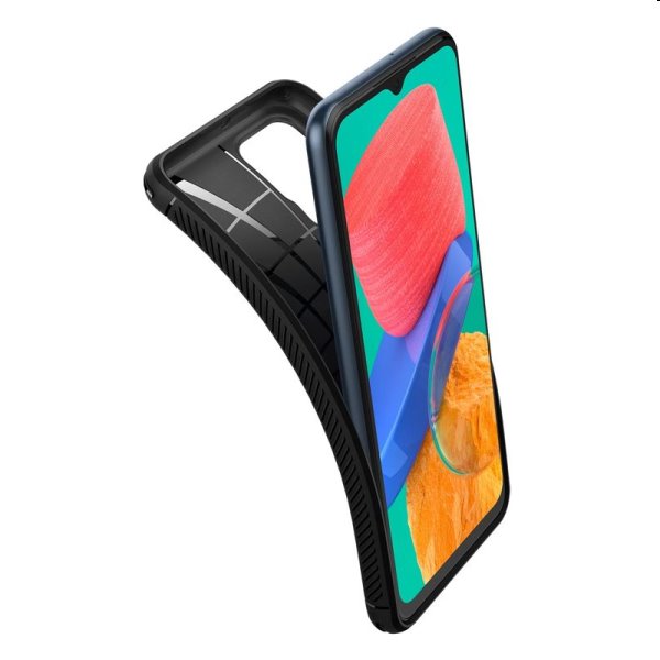 Zadný kryt Spigen Rugged Armor pre Samsung Galaxy M33 5G, čierna