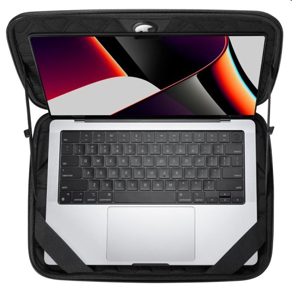Puzdro Spigen Rugged Armor Pro pre MacBook Pro 16" 2021, čierne Puzdro Spigen Rugged Armor Pro pre MacBook Pro 16" 2021, čierne