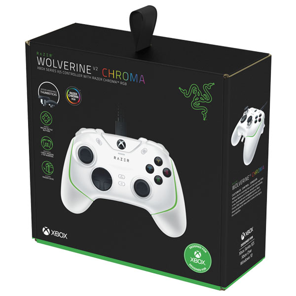Razer Wolverine V2 Choma, Biely Razer Wolverine V2 Choma, Biely