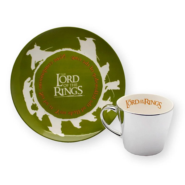 Šálka s podšálkou Fellowship (Lord Of The Rings)