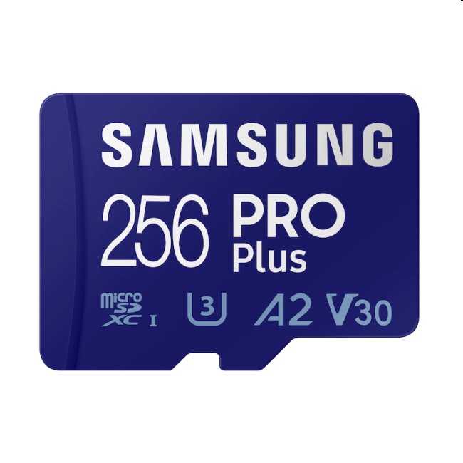 Samsung PRO Plus Micro SDXC 256GB + USB adaptér