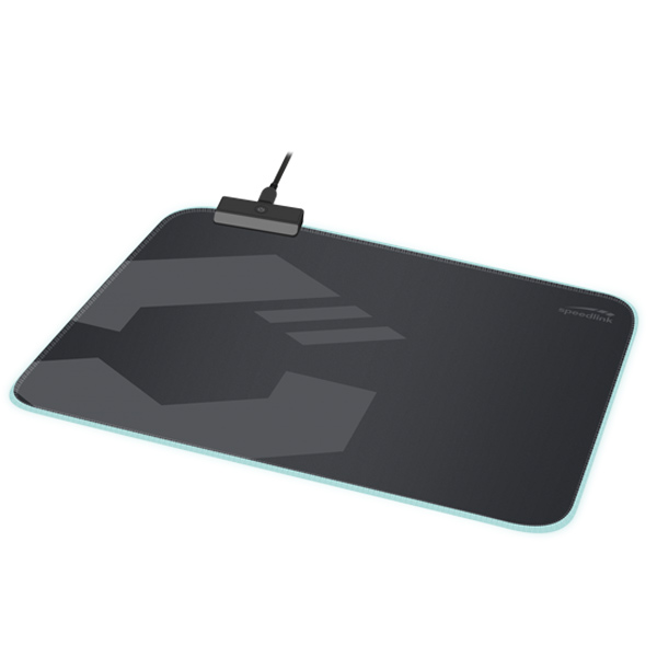 Speedlink Levas LED Soft herná podložka pod myš, M, čierna