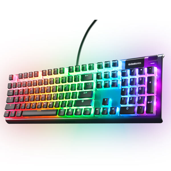 Klávesy SteelSeries PrismCAPS čierne, US