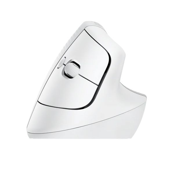 Logitech Lift Vertical ergonomická myš - svetlo šedá