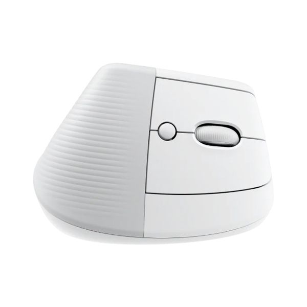 Logitech Lift Vertical ergonomická myš - svetlo šedá