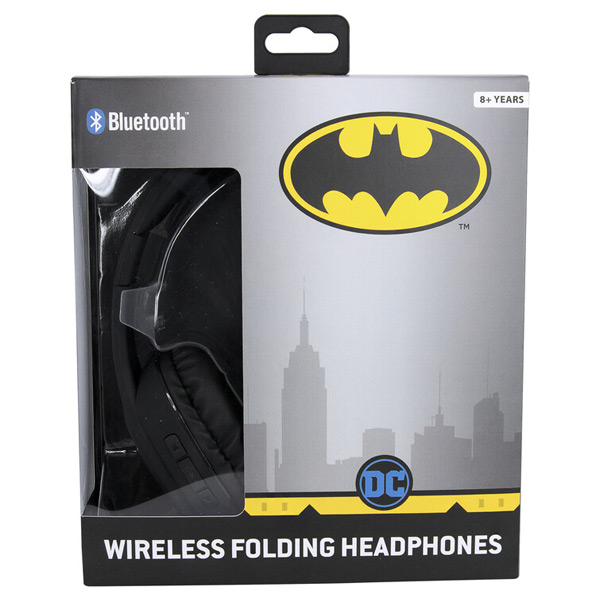 OTL Technologies detské bezdrôtové slúchadlá skladacie DC Comics Batman OTL Technologies detské bezdrôtové slúchadlá skladacie DC Comics Batman