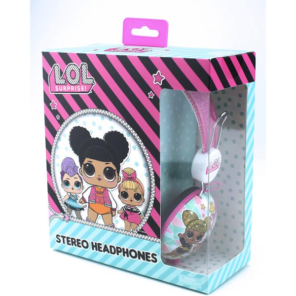 OTL Technologies detské káblové slúchadlá L.O.L. Surprise! Glitter Glam OTL Technologies detské káblové slúchadlá L.O.L. Surprise! Glitter Glam