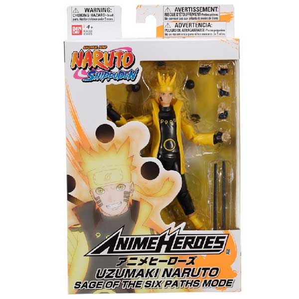 Figúrka Anime Heroes: Naruto Uzumaki Naruto Sage of Six Paths Mode Figúrka Anime Heroes: Naruto Uzumaki Naruto Sage of Six Paths Mode