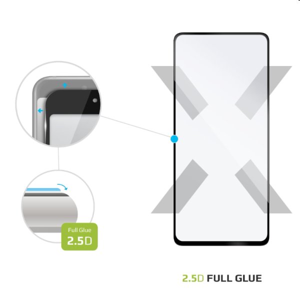 FIXED Full-Cover Ochranné tvrdené sklo pre Samsung Galaxy A53 5G, čierne