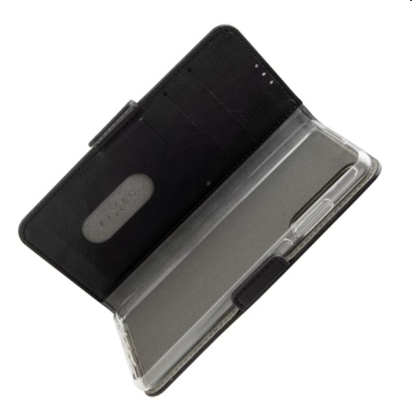 Knižkové puzdro FIXED Opus pre Samsung Galaxy A22 5G, čierna