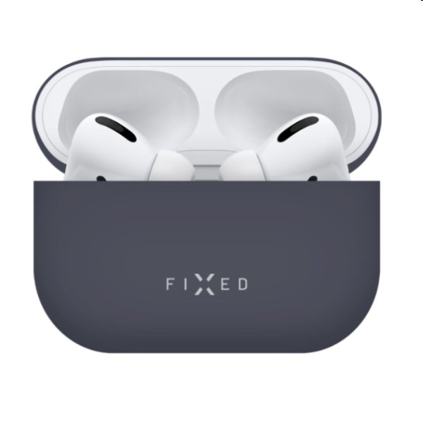 FIXED Silky Silikónové puzdro pre Apple AirPods Pro, modré