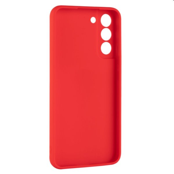 Zadný pogumovaný kryt FIXED Story pre Samsung Galaxy S22 5G, červená