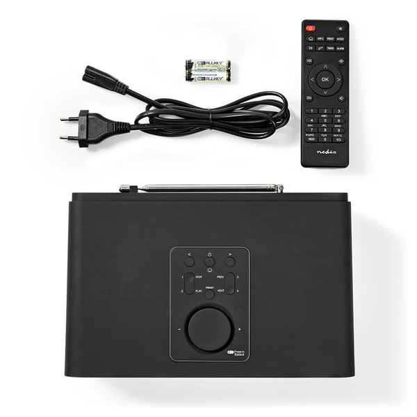 Internetové rádio Nedis RDIN4000BK, Wi-fi, Bluetooth, FM, 42 W Internetové rádio Nedis RDIN4000BK, Wi-fi, Bluetooth, FM, 42 W