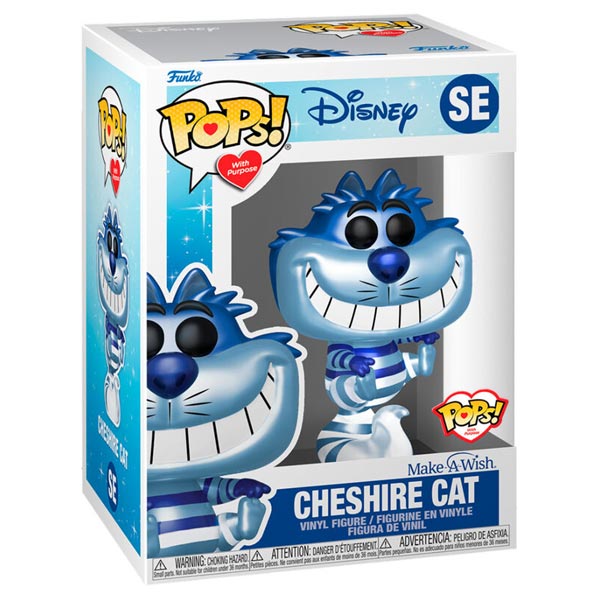 POP! Disney Mačka Škľabka Metallic Pops with purpose (Alica v krajine zázrakov)
