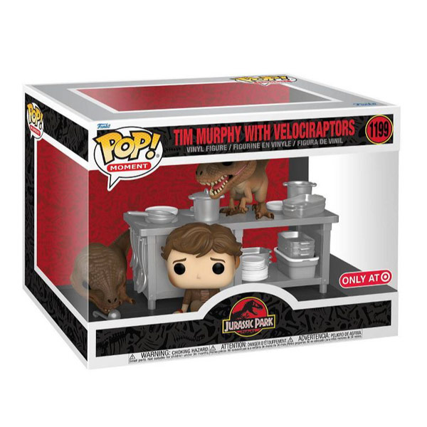 POP! Moments Tim Murphy With Velociraptors Special Edition (Jurassic Park)