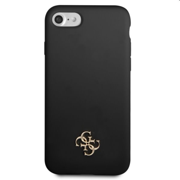 Zadný kryt Guess 4G Silicone Metal Logo pre Apple iPhone 7/8/SE2020/SE2022, čierna Zadný kryt Guess 4G Silicone Metal Logo pre Apple iPhone 7/8/SE2020/SE2022, čierna