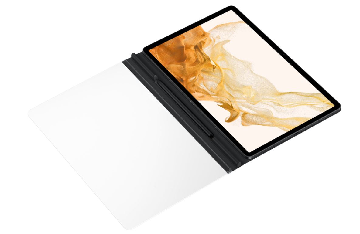 Puzdro Note View Cover pre Samsung Galaxy Tab S8 Plus, čierna