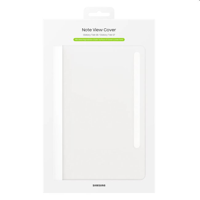 Puzdro Note View Cover pre Samsung Galaxy Tab S8, white